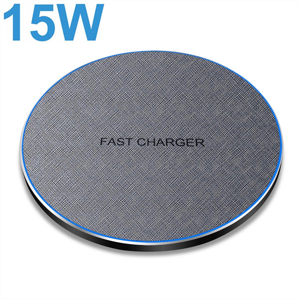 FDGAO 15W Wireless Fast Charger For Apple iPhone 12 Mini Pro Max 11 XS XR X 8 Quick Charge Qi Charging Pad for Samsung S20 S10: 15W