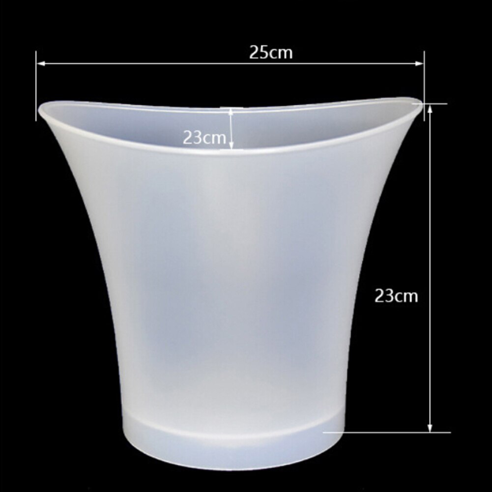 5L RGB LED cubo de hielo Bar Nightclubs champán cerveza vino congelar cubo cóctel vino bebida beber Accesorios
