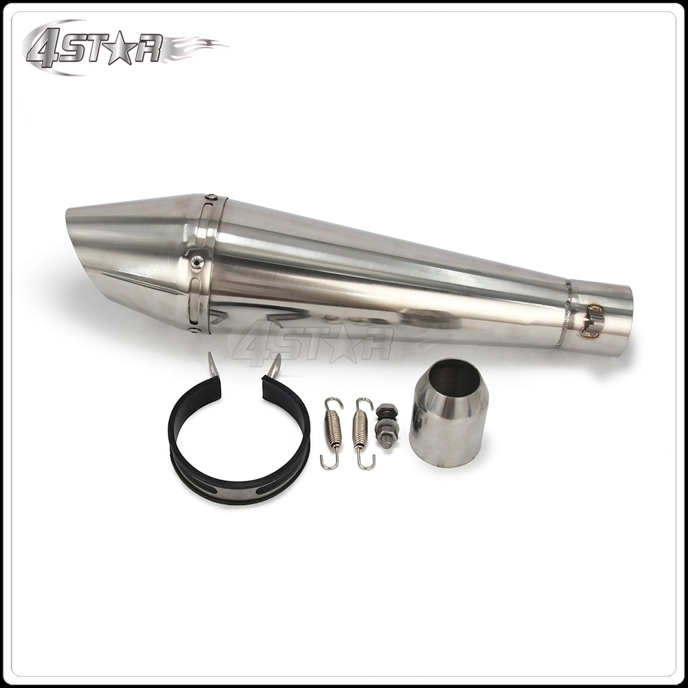 38-51mm motorsykkel gp stainelss stål eksos lyddemper slip på med bevegelig db morder til  cb400 600 crb 600 er6n 6r r1 motocross
