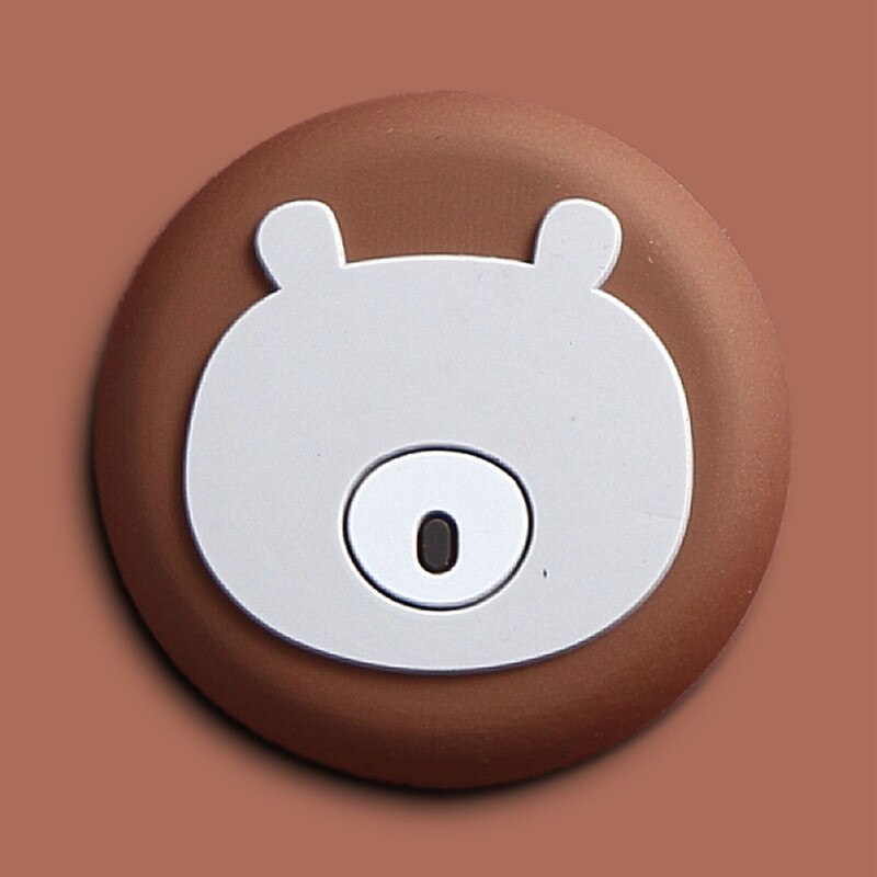 Criativo pvc macio ímã geladeira adesivo dos desenhos animados bonito redondo estéreo animal silicone geladeira ímã ferramenta de cozinha decoração: B