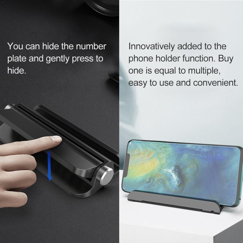 Verborgen Auto Telefoonnummer Kaart Plaat Stickers Voor Auto Styling Tijdelijke Parkeerkaart Plaat Telefoonnummer Card Auto Stickers