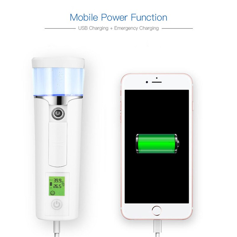 CkeyiN Digital Skin Analyzer Portable Tester Dry Moisture Oil Content Analysis Facial Sprayer Skin Scrubber Shovel