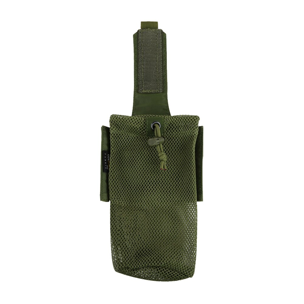 1PC Attachment Molle System Vest Accessory Kit Storage Molle Bag Foldable Bottle Pouch for Outdoor Camping Hiking (Black): Green