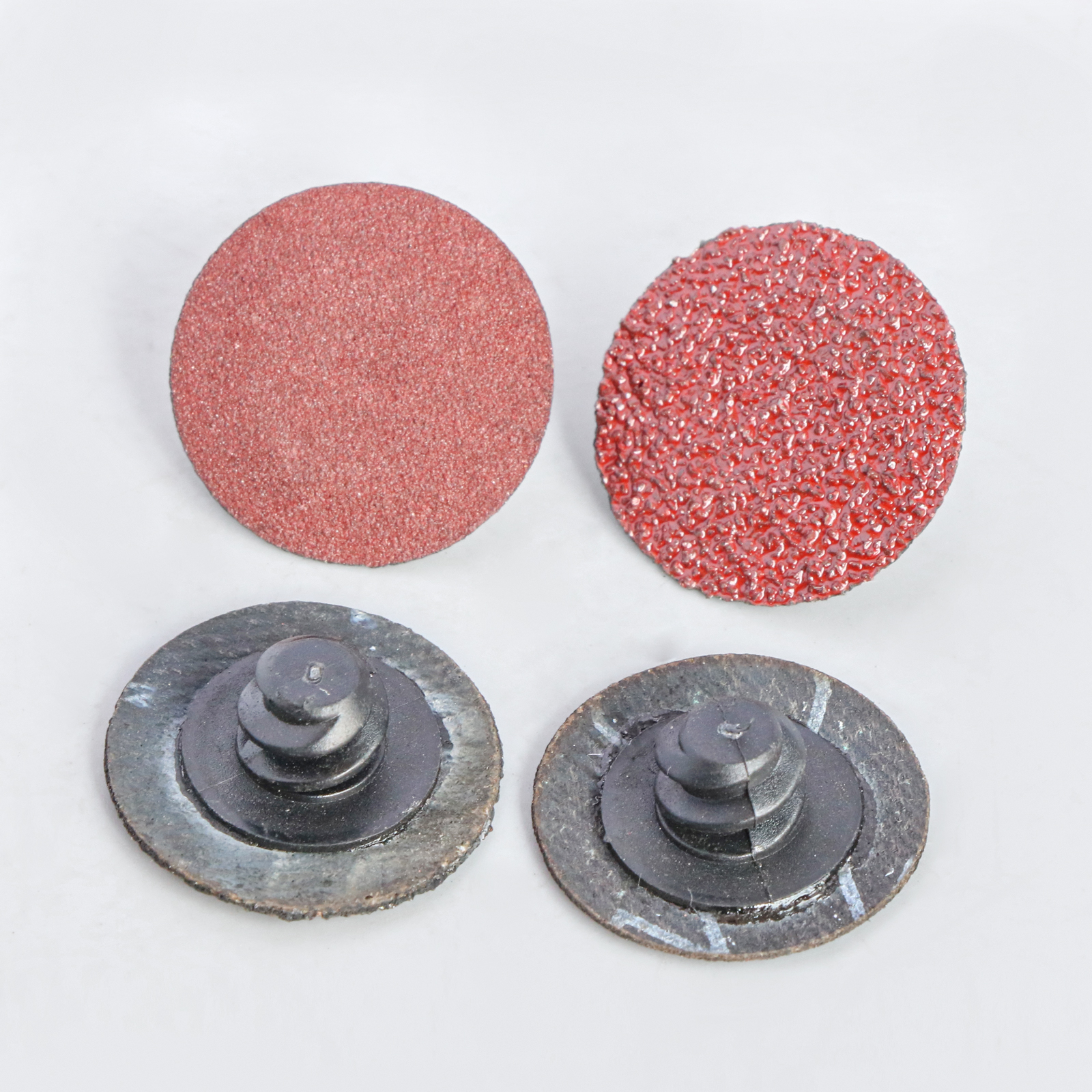 Disco de lijado de 1 "y 25mm, bloqueo en rollo, tipo R, disco abrasivo de papel de lija de cambio rápido, grano 36/60/80/120/240