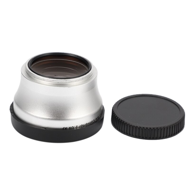 NEWYI 37mm 2.0X TELE Telephoto LENS for Camcorder 37 mm 2X Silver
