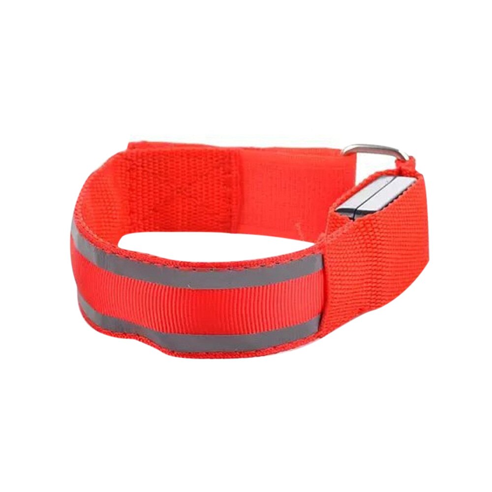 USB Charging light band Reflective LED Light Armband Strap Safety Belt For Night Running Cycling running Belt Warning Wristband: A