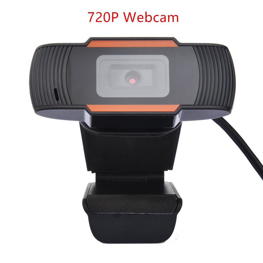 360 degrees rotatable 2.0 HD Webcam 1080P USB Camera Video Recording Web Camera with Microphone For PC Computer: 720p