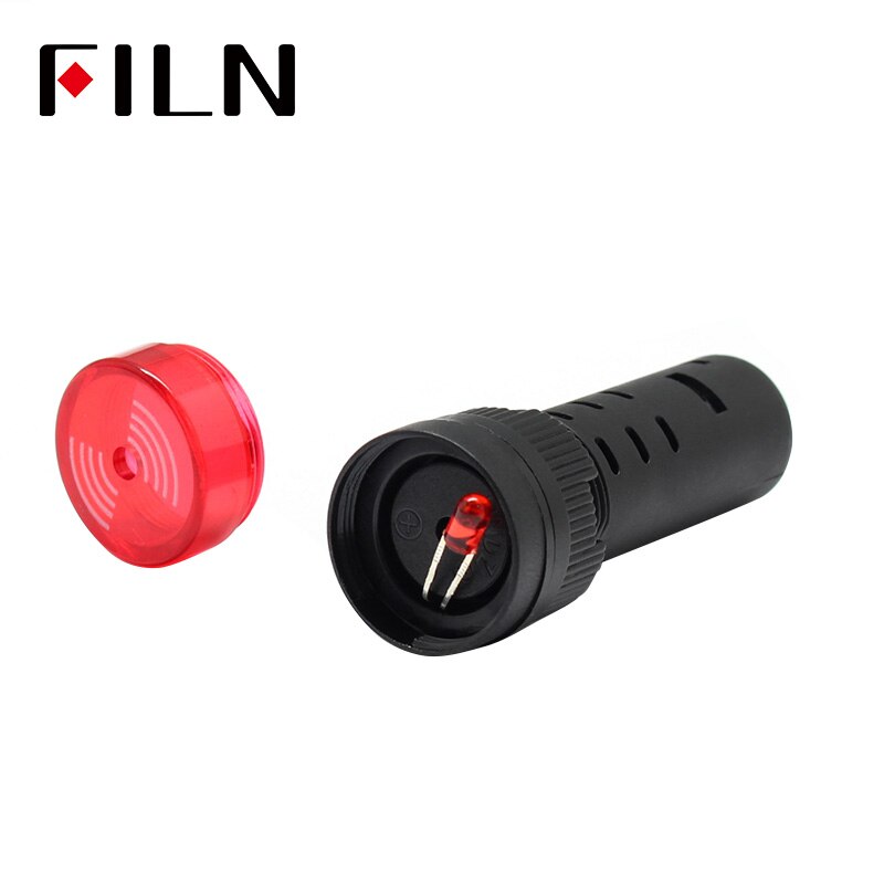 Som intermitente e som e luz do flash dispositivo de alarme buzzer ED16-22SM 22 MM 12 V 24 110 V 220 v v.