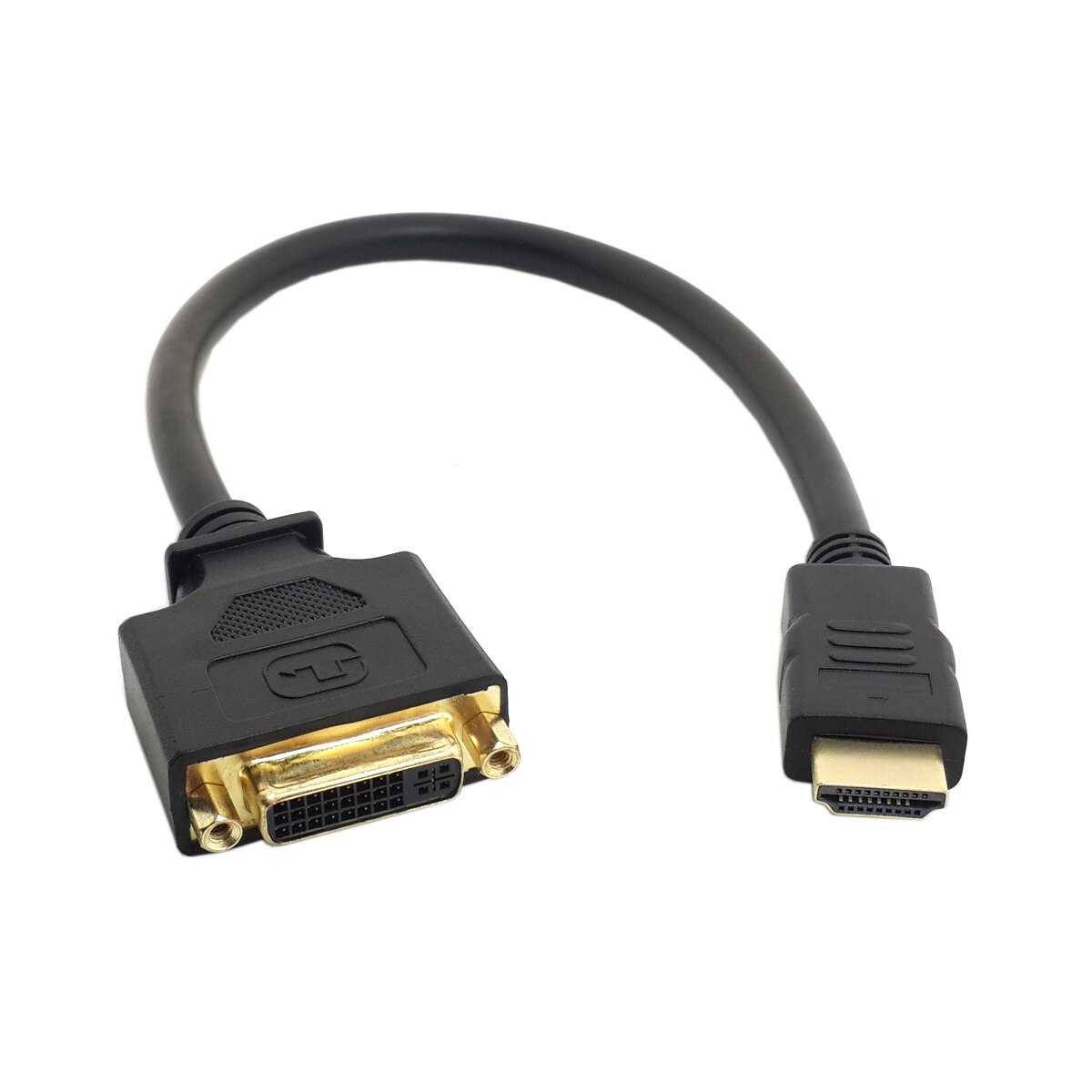 CY Chenyang DVI Female naar HDMI Male Adapter Converter Kabel voor PC Laptop HDTV 10 cm