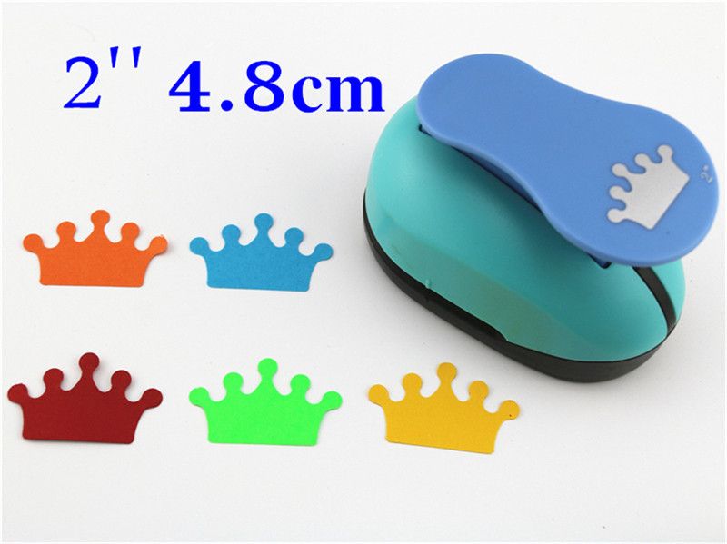 large 2'' 4.8cm oval paper puncher scrapbooking punches craft perfurador diy puncher paper circle cutter3178B: Blue