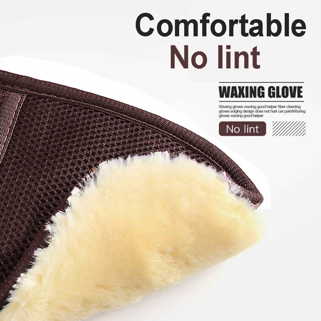 Microfiber Wool Soft Auto Car Washing Glove Cleaning Car Cleaning glove Motorcycle Washer Care Wash care tools Car Accessories