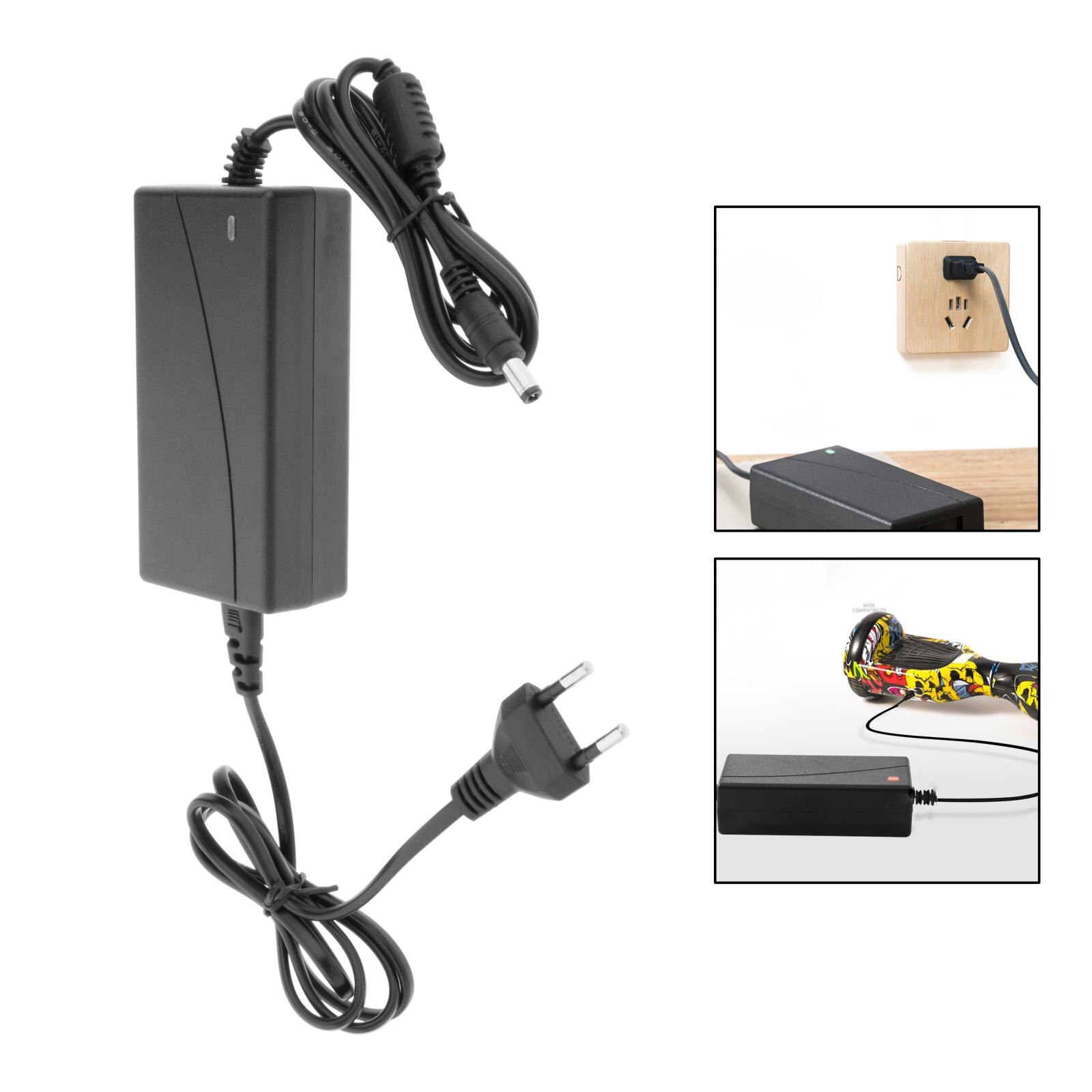 Power Supply DC 5.5mm 42V Battery Fast Charger Compatible with Electric Mobility Scooter Lithium Battery Charger