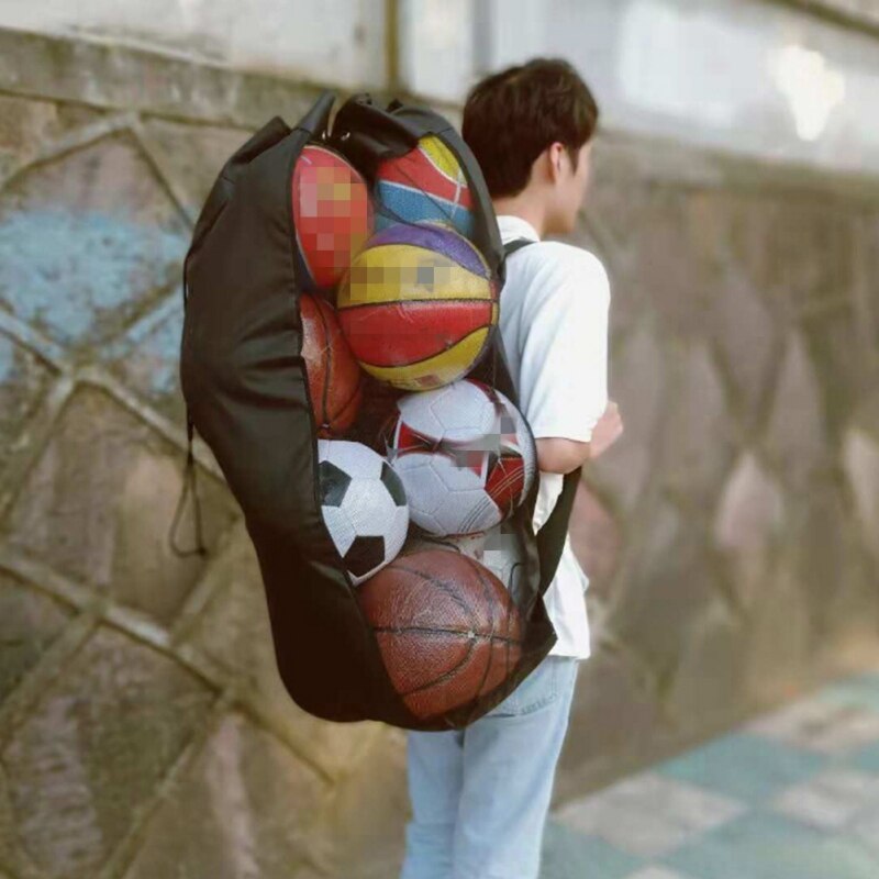 Aolikes Sports Bag - Large Capacity - Outdoor Ball Net Backpack - Multi-Function Storage