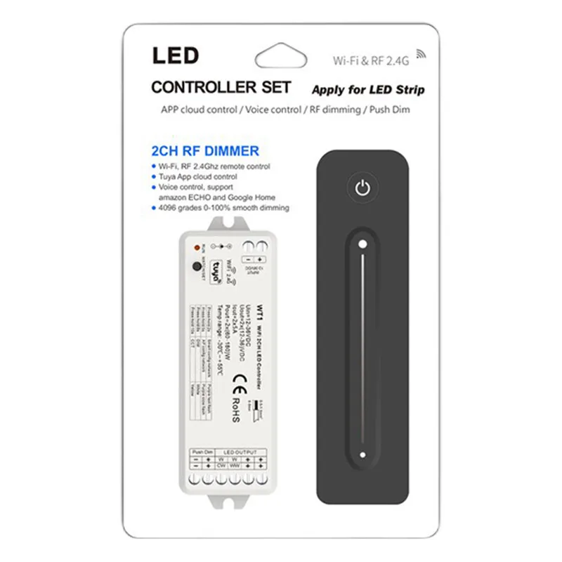Wt1 Led Controller SKYDANCE WT1+R11 WiFi 2.4G RF LED Controller 2CH*5... – Grandado