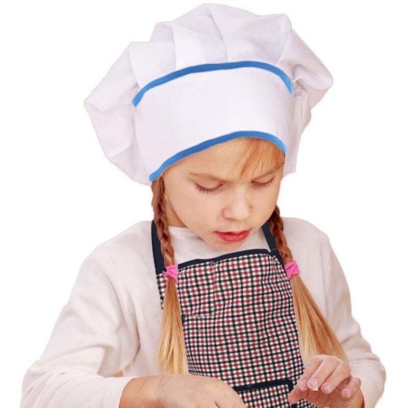 Kids Baking Chef Set Children Bakeware Kit Include Apron Cooking and Baking Set Chef Role Pretend Play Costume