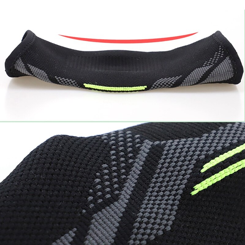 1pc Enkel Ondersteuning Universele Ademend Anti-slip Gebreide Voet Mouw Cover Beschermende Wrap Verstuiking Sport Fitness Guard Band