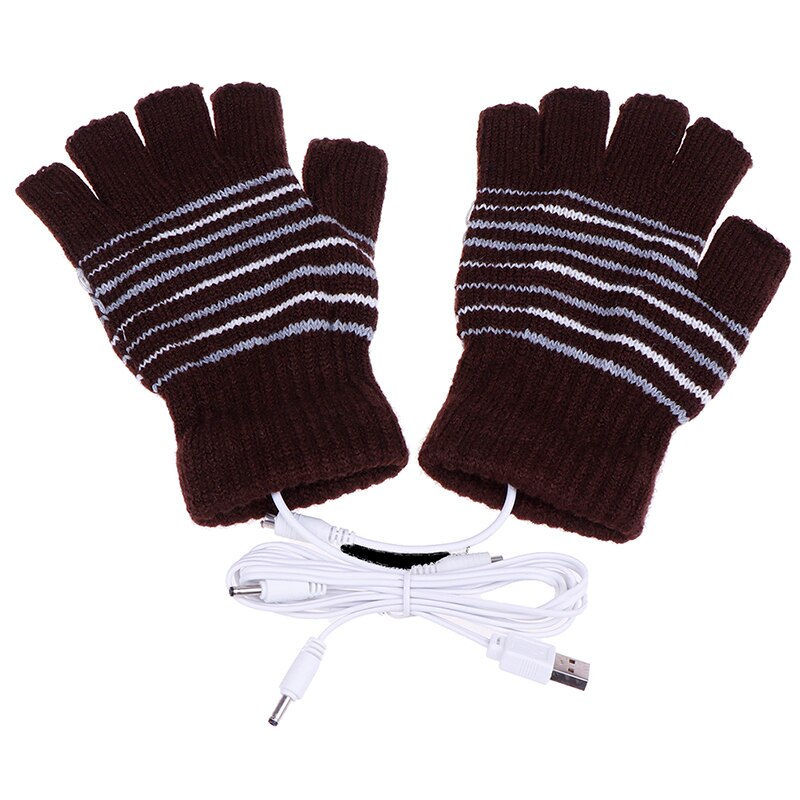 Elektrisk opvarmning handske usb opvarmede handsker vinter termisk hånd varmere batteridrevet termisk vandtæt til motorcykel ski handsker