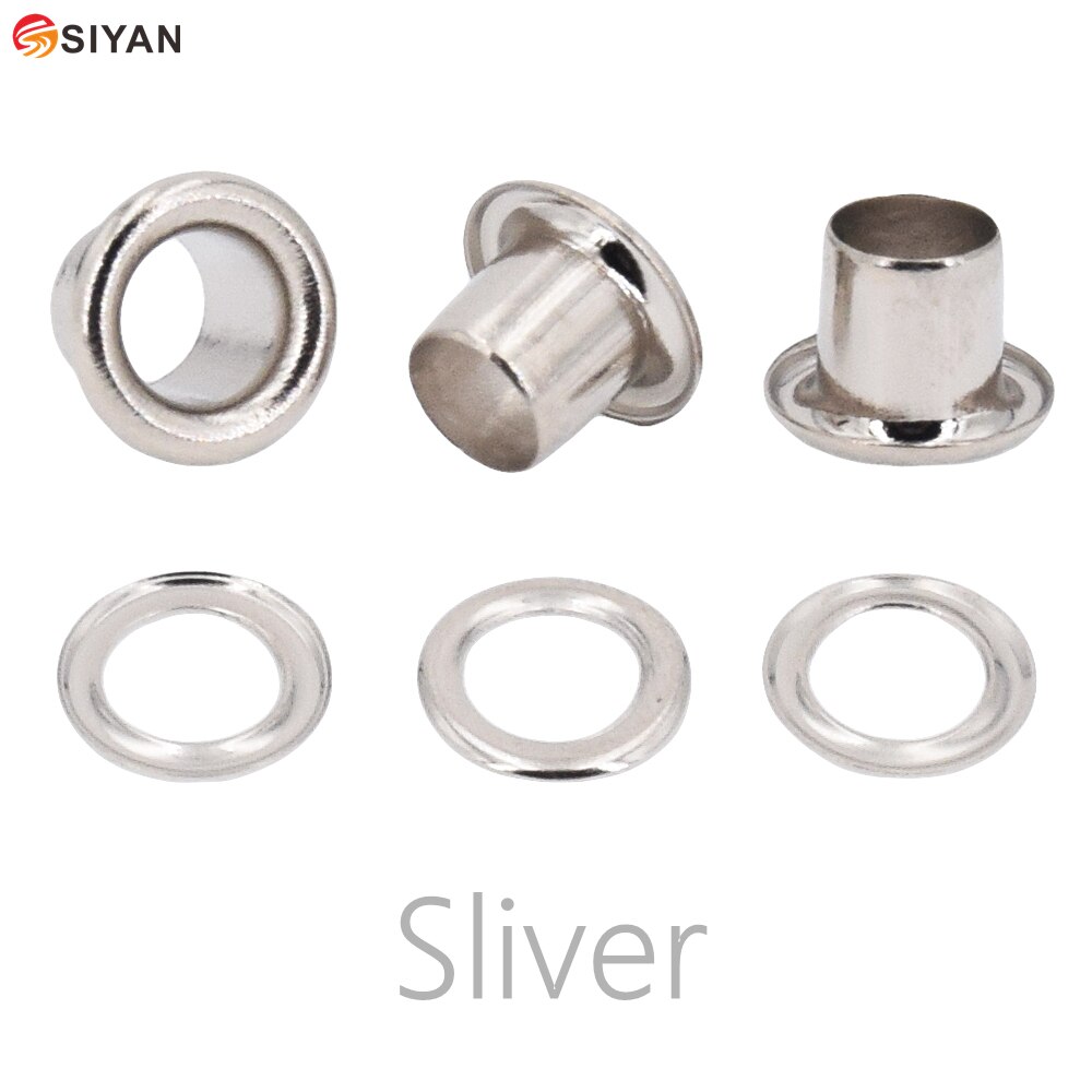 4mm Kleine Größe Metall Scrapbooking Ösen Ösen Schnürsenkel Öse Schnalle 100setzt/viel NäHenne Liefert