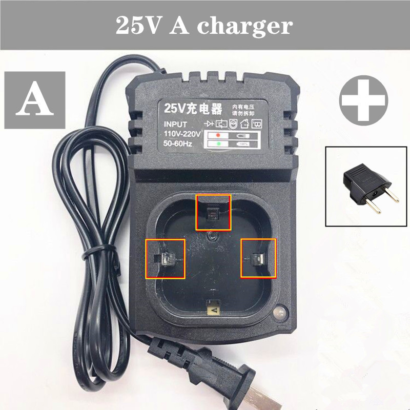 21V Lithium Batterij Oplader High-Power Snellader Elektrische Wrench Haakse Slijper Opladen Apparatuur 18V Lader: YELLOW