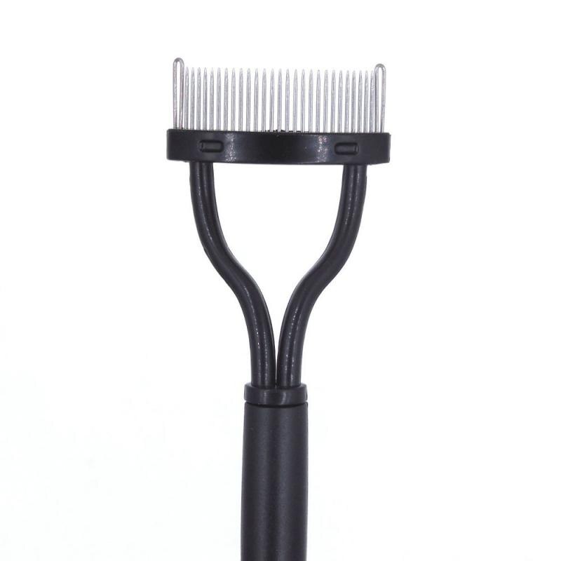Separador de peine para pestañas, cepillo de Metal para rímel, herramientas de maquillaje AR1