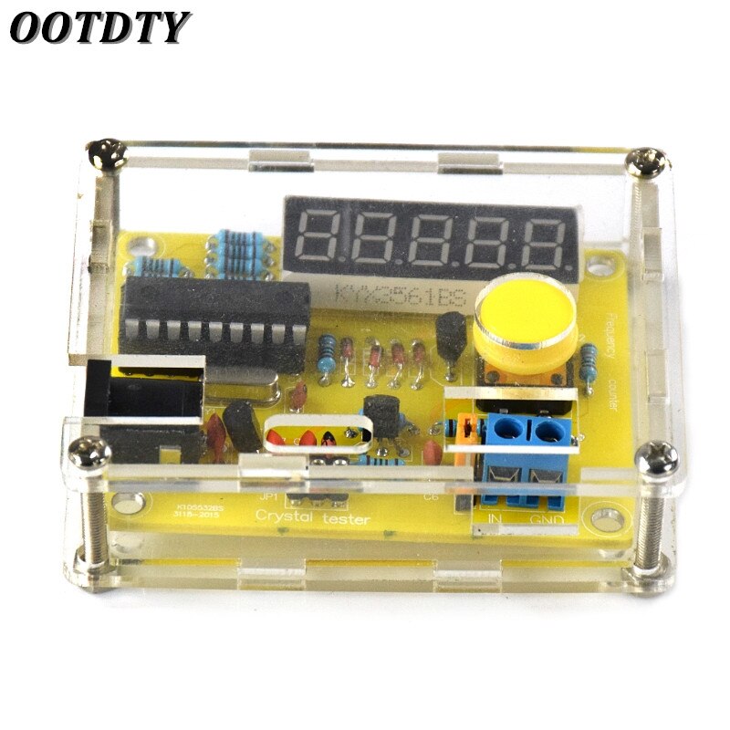 OOTDTY DIY Kits 1Hz-50MHz Kristaloscillator Tester Frequentie Counter Meter met Case