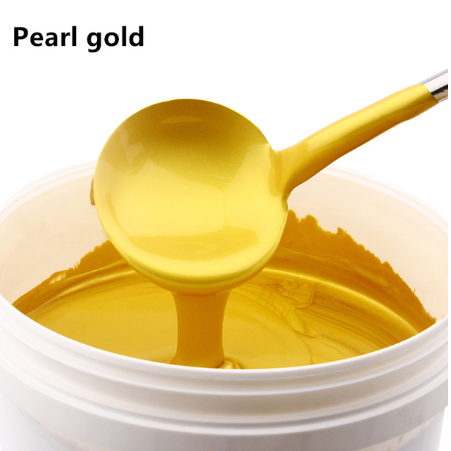 100G/1Kg Stamping Heldere Gouden Verf, Metalen Lak, Hout Verf, smaakloos Water Gebaseerde Verf, Kan Worden Toegepast Op Elk Oppervlak: Pearl gold / 100g