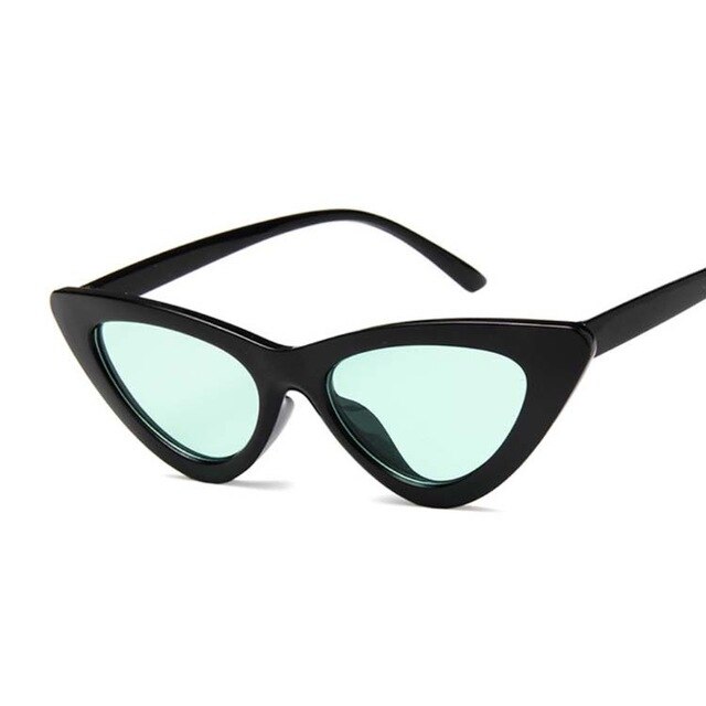 Gafas de sol Retro con ojo de gato para motocicleta, lentes de varios estilos para bicicleta, para exteriores, bicicleta de montaña deportiva, ciclismo: Black Green