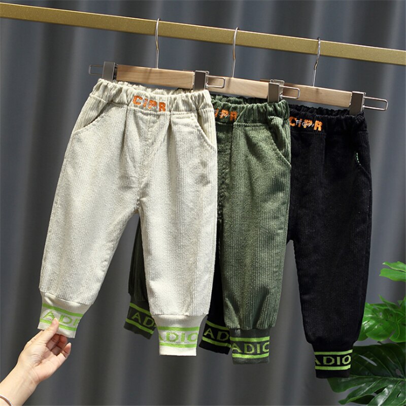 Toddler Infant Boys corduroy Pants Trousers Kids Baby Boy Casual Bottoms Spring Autumn Child Loose Pants