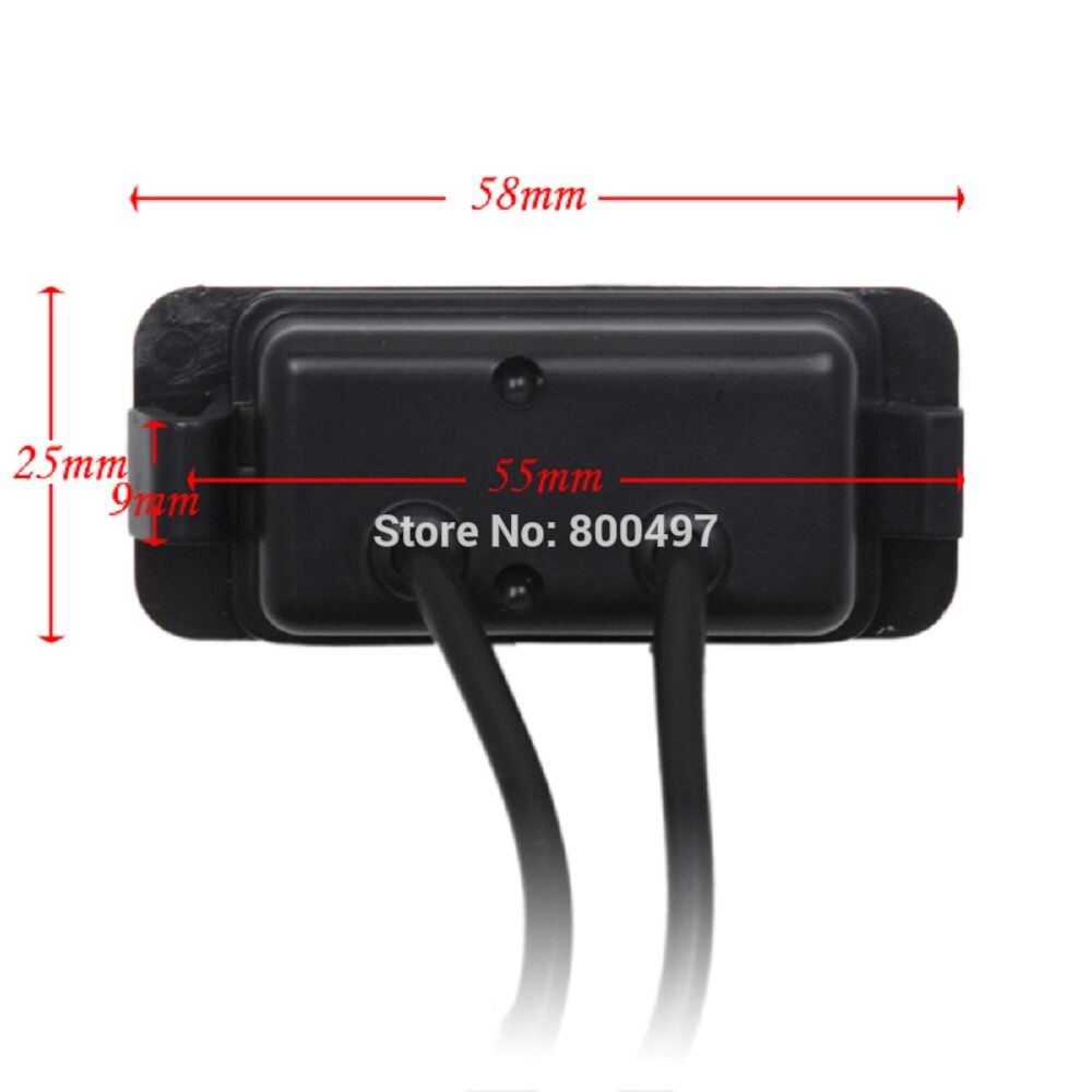 CCD HD Car Rear View Reverse Camera Backup Parking Assistance IP67 Camera for Ford Focus Hatchback MK2 Fiesta S-max Kuga Mondeo