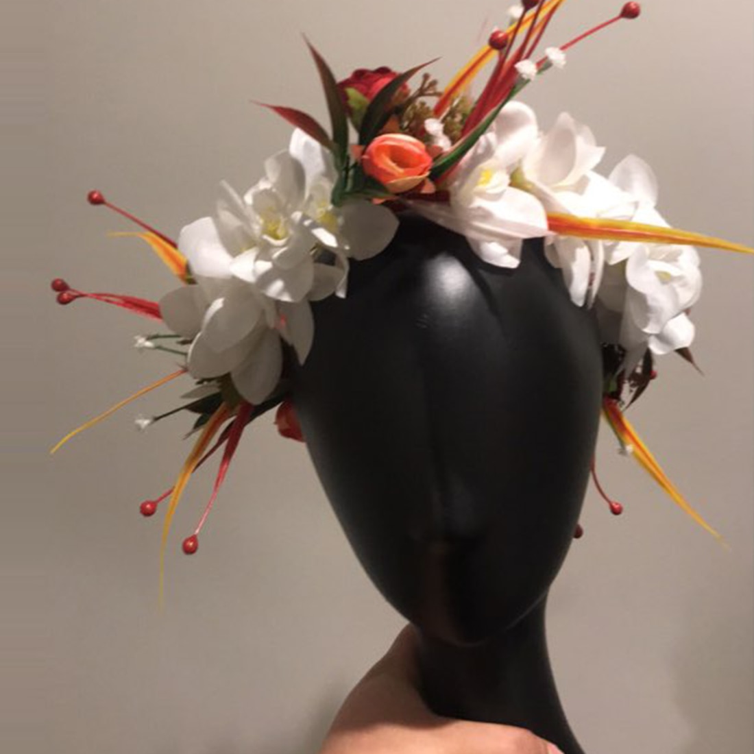 1pcs Female Plastic Mannequin Manikin Head Model Wig Glasses Hat Display Stand Health Wig Display Head Model Head