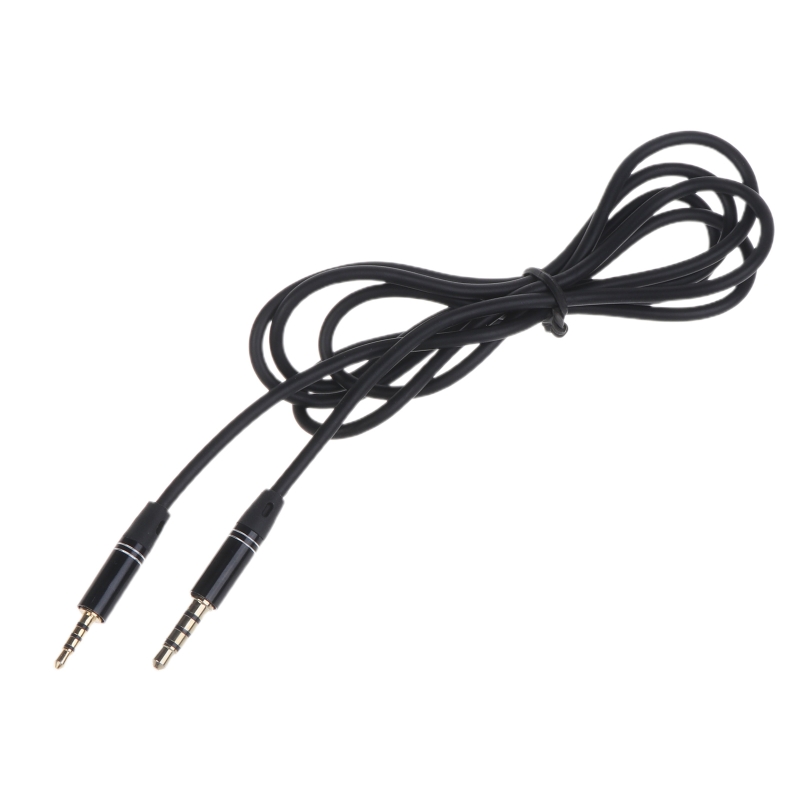 3.5mm to 2.5mm lydkabler 3.5mm trrs-jack hann  to 2.5mm trrs-jack hann stereolyd mikrofon aux-kabel ekstra lydkabel