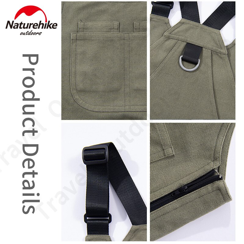 Naturehike Outdoor Dual Purpose Vest Camping Leisure Jacket Portable Woman/Man Multi Pocket Picnic Apron Work Clothes