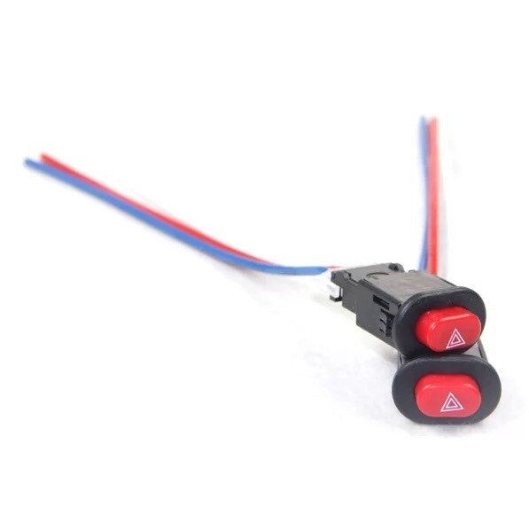 Motorcykel tuning dele hazard light kontakt knap dobbelt blink advarsel nødlys signal blink med 3 ledninger indbygget lås