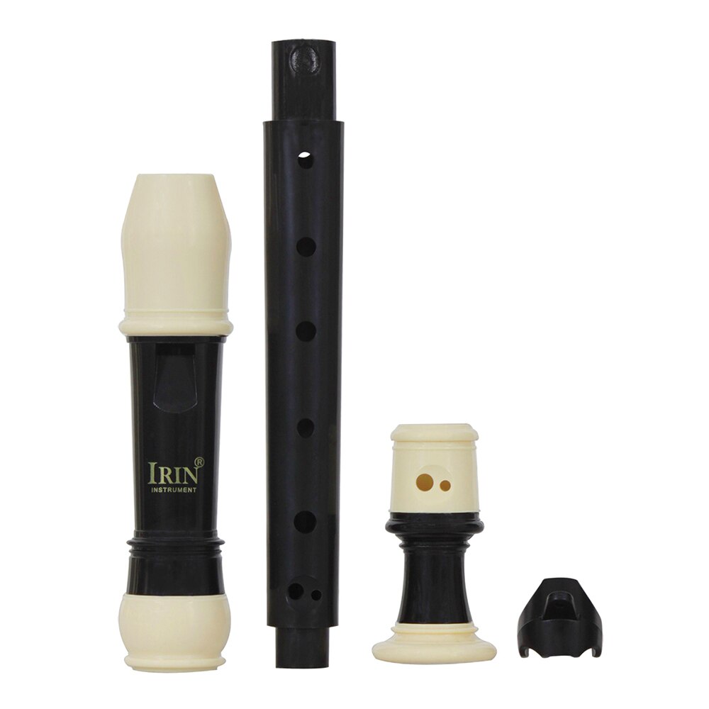 IRIN ABS Alto Recorder 8 Loch Barock Stil Recorder Abnehmbare mit Finger Rest und Tragetasche Klassenzimmer Wind Instrumente
