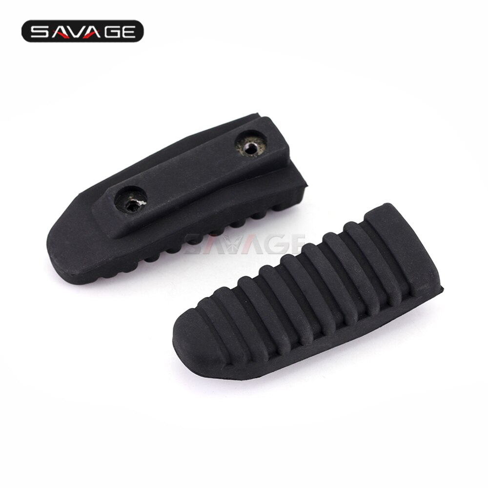 Reposapiés de goma con clavija para SUZUKI GSF 650 1250/S BANDIT SFV 650 Gladius, accesorios para motos, cubierta frontal de Pedal negra