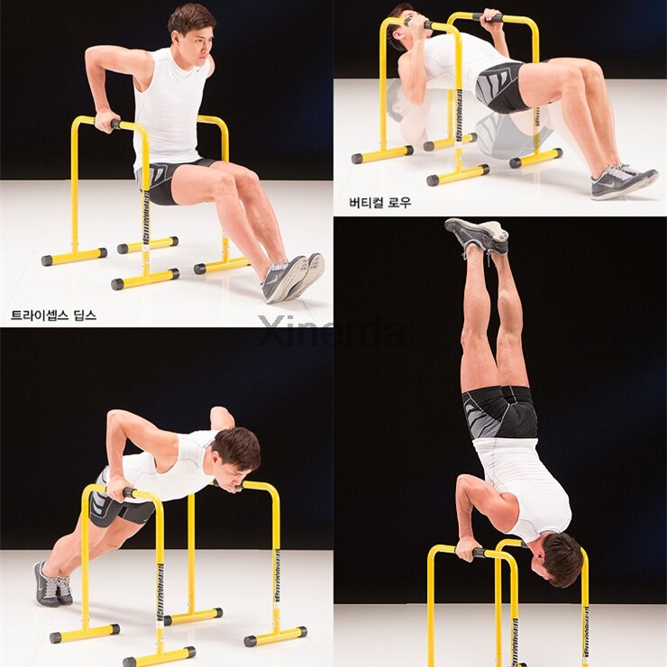 Multi-functional Indoor Fitness Equipment Horizontal Bar Split Parallel Bar Upward Trainer Pull Up Exercise Height Adjustable