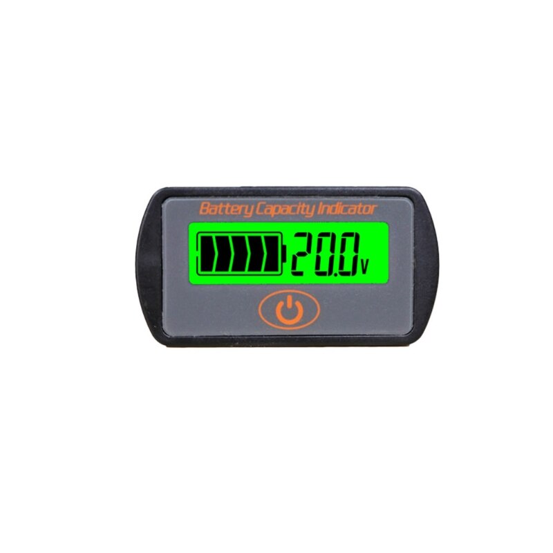 12V 24V LCD Battery Capacity Voltmeter Tester Indicator Car Lead-acid Lithium