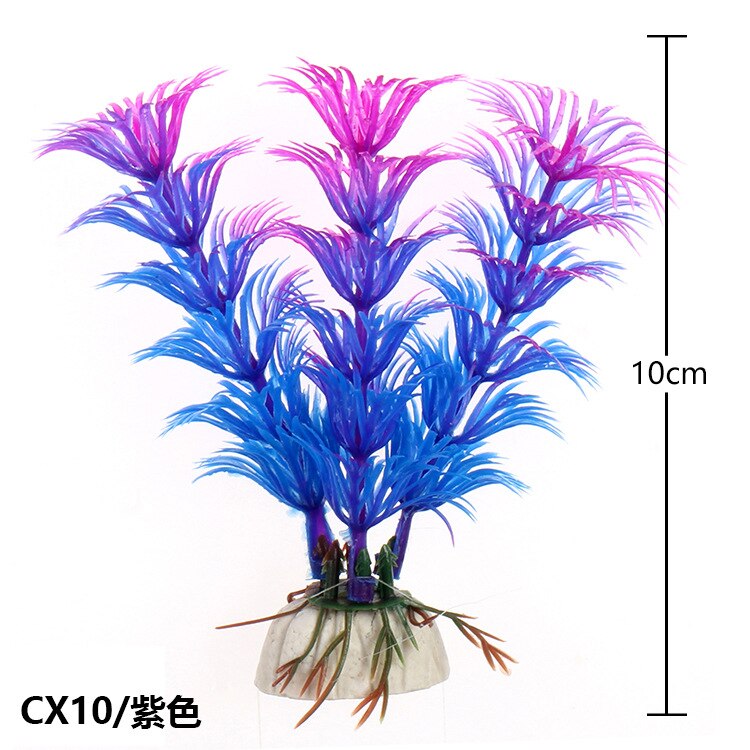 10Pcs Kunstplanten Aquarium Decor Water Onkruid Ornament Plant Aquarium Aquarium Gras 10-12Cm Decoratie: 3