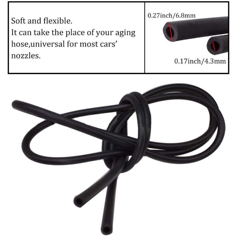 5m Windshield Washer Hose Repair Kit Automotive Hose Insulating Hose Universal Windshield Washer Hose