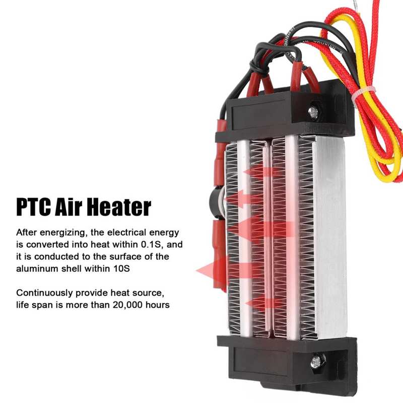 PTC Air Heater 76A2 220V 450W PTC Air Heater Ceramic Heating Insulated Constant Temperature Heater