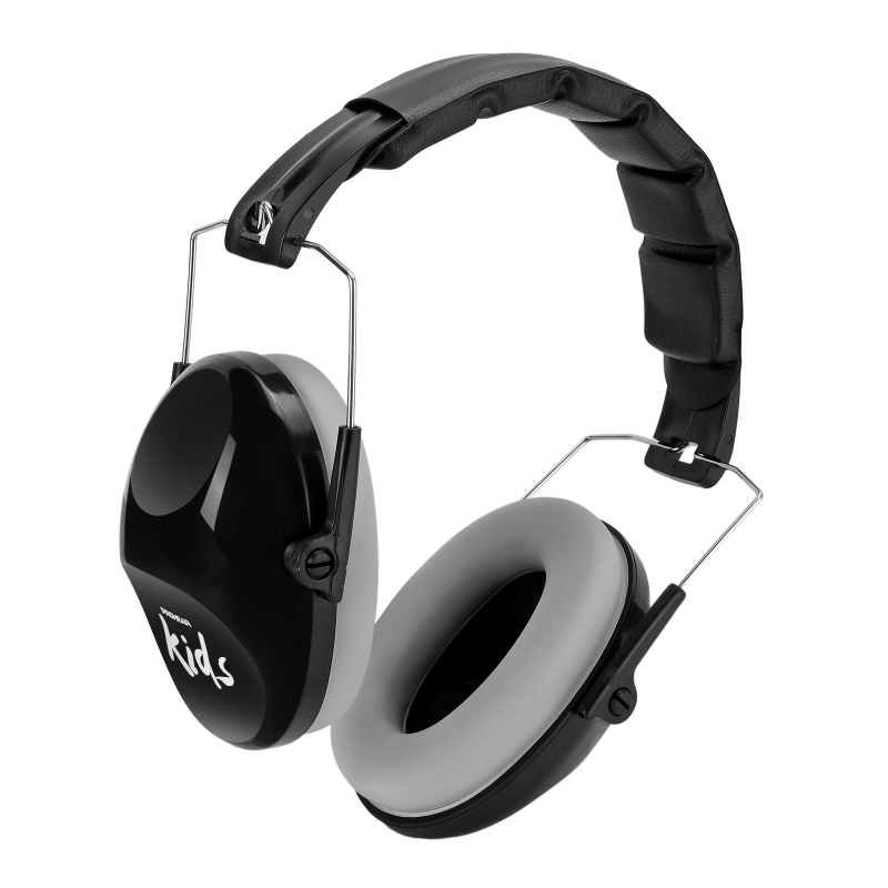 Prohear 3 stk. svarte barneørevern sikkerhetshørselvern justerbar støyreduksjon hørselvern til smålåve låve