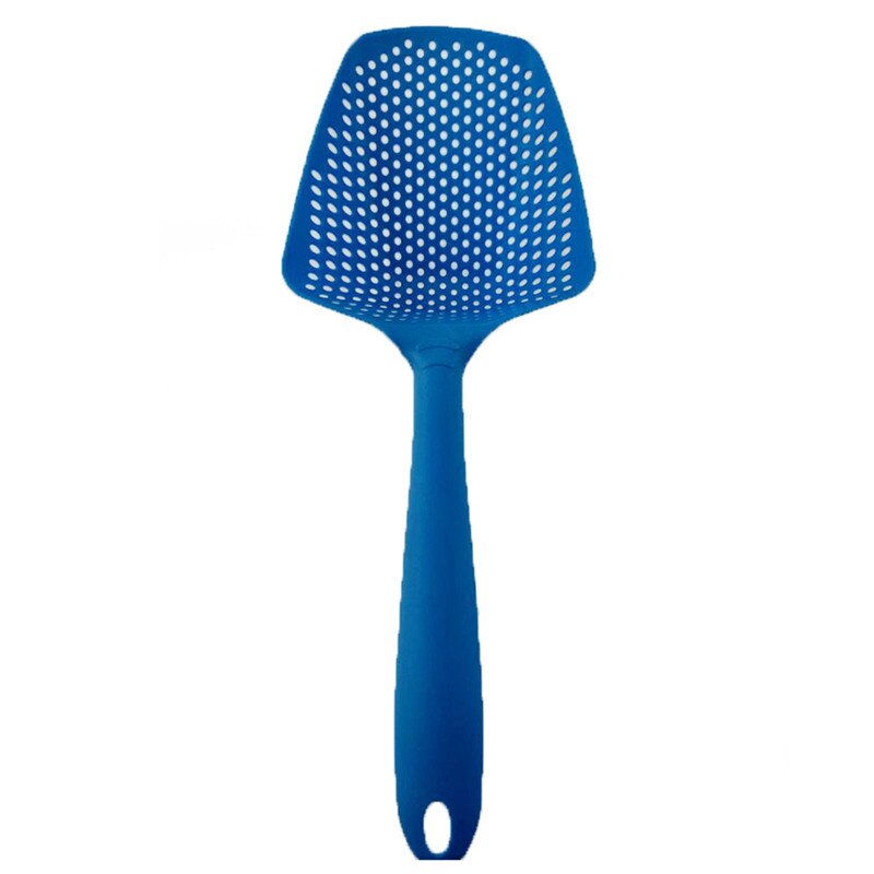 Cocina palas verduras cuchara colador Nylon cuchara espumadera, colador freír alimentos filtro de malla de alta temperatura
