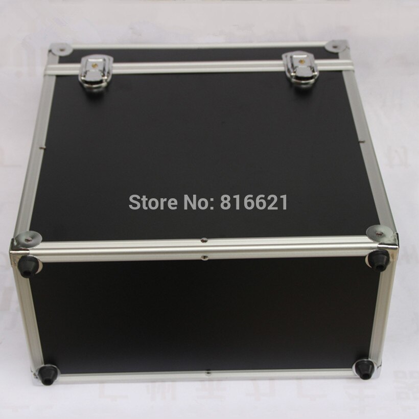 Qili-Caja de Herramientas de QH-42, contenedor de almacenamiento de plástico multifunción con mango, Color negro, Max
