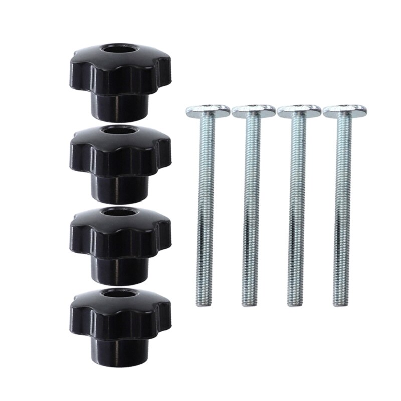 G8DA Handle T-slot Slider Miter T-track Jig Screw Fixture Table Saw Router Chute Rail Special Accessories Woodworking Tool Set: 2