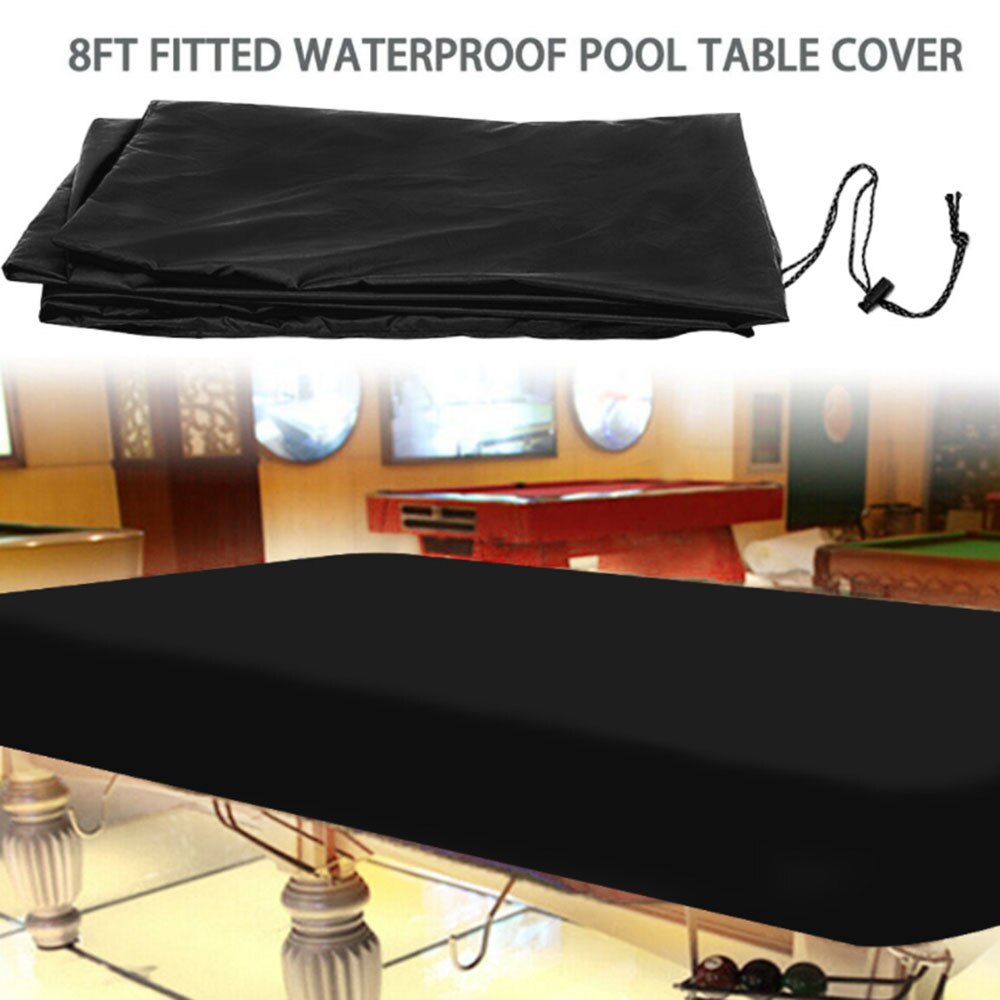 Housse de Table de billard imperméable pour l&#39;intérieur et l&#39;extérieur, Protection contre le soleil, la pluie, la neige et la poussière, tissu Oxford, pour meubles de billard, Patio