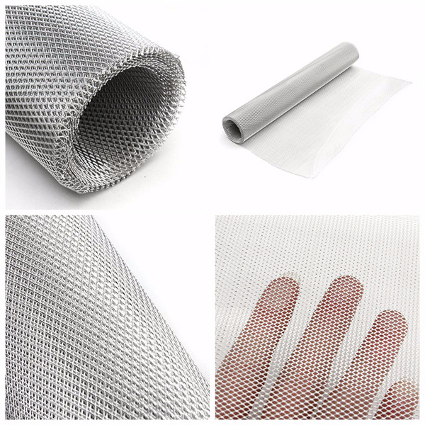50cm x 300cm Fine Aluminium Modelling Mod Mesh Wire Filter Sheet Hole Dia 2mm/3.5mm