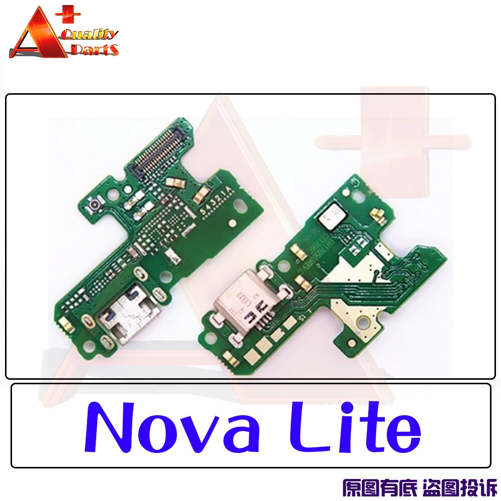 Ladeportstik flex calbe med mikrofonmikrofon til huawei nova 5t smart young lite  + 2 2i lite 2s 3 3i 4 5 5i pro: Nova lite
