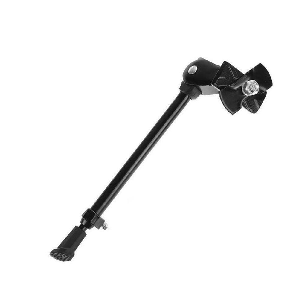 Regulowany wioślarz MTB rower Kickstand stopka rowerowa MTB Góra rower wsparcie stójka boczna stopa klamra 24 "robić 27": czarny