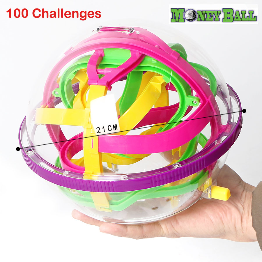 3D Di Puzzle Magico Labirinto Perplexus Interattivo Gioco del Labirinto, 99-299 Sfide IQ Balance giocattoli Educativi per Bambini e Adulti: Money ball