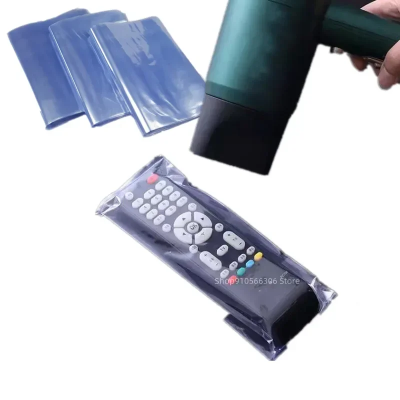 10 sztuk/paczka przezroczysta folia termokurczliwa TV/klimatyzacja zdalnego sterowania pokrywa dla Xiaomi dla Samsung uniwersalna torba ochronna